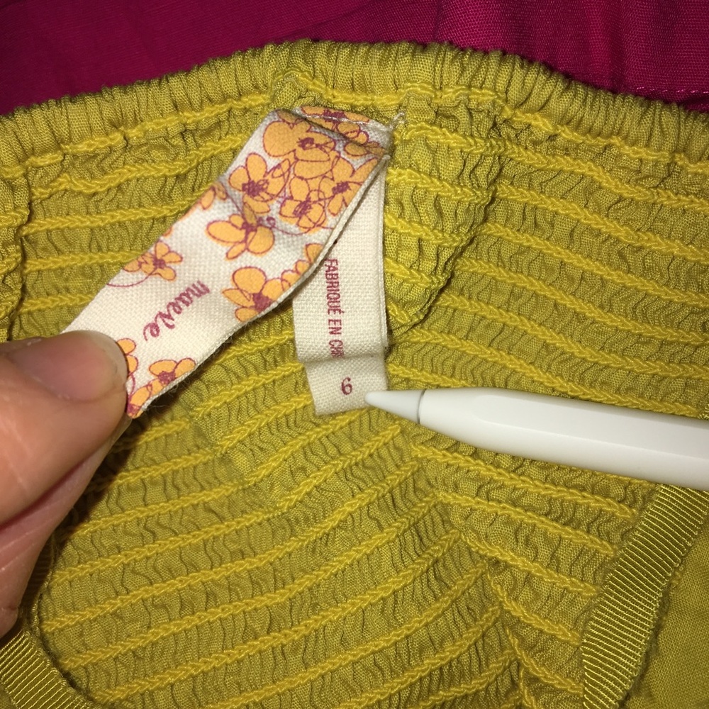 Anthropologie Maeve Parading Hues Strapless Dress - Picture 7 of 12